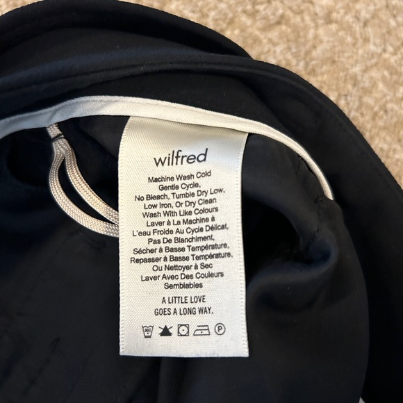 Black Wilfred front tie pant - Picture 7 of 7